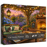 Cat Garden Retreat Jigsaw Puzzle 1000 Pieces