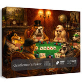 Gentlemen’s Poker Jigsaw Puzzle 1000 Pieces