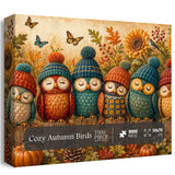 Cozy Autumn Birds Jigsaw Puzzle 1000 Pieces