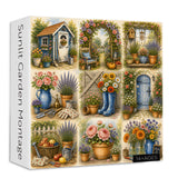 Sunlit Garden Montage Jigsaw Puzzle 1000 Pieces
