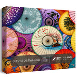 Colorful Oil Umbrellas Jigsaw Puzzle 1000 Pieces