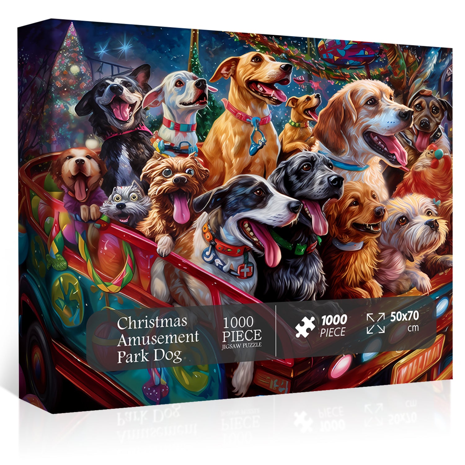 1000 Piece Jigsaw Puzzles-pet Dog-puzzle Games for Adults Xmas