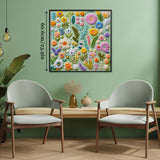 Floral Stitches Jigsaw Puzzle 1000 Pieces