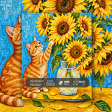 Sunflower Mischief Jigsaw Puzzle 1000 Pieces