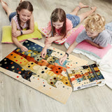 Color Cat Jenga Jigsaw Puzzle 1000 Pieces