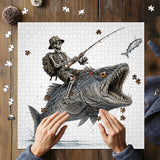 Skeleton Angler Jigsaw Puzzle 1000 Pieces