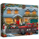 Snowy Cozy Home Jigsaw Puzzle 1000 Pieces