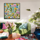 Floral Stitches Jigsaw Puzzle 1000 Pieces