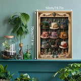 Vintage Hat Cabinet Jigsaw Puzzle 1000 Pieces
