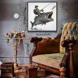 Skeleton Angler Jigsaw Puzzle 1000 Pieces