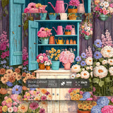 Floral Cabinet Rhythm Jigsaw Puzzle 1000 Pieces