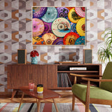 Colorful Oil Umbrellas Jigsaw Puzzle 1000 Pieces