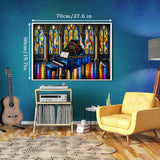 Gothic Church & Piano Jigsaw Puzzle 1000 Pieces