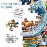 Christmas Crystal Ball Jigsaw Puzzle 1000 Pieces
