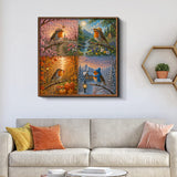 Seasons’ Chirp Jigsaw Puzzle 1000 Pieces