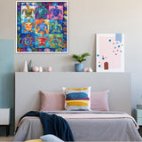 Colorful Ocean Turtles Jigsaw Puzzle 1000 Pieces