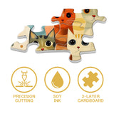 Color Cat Jenga Jigsaw Puzzle 1000 Pieces