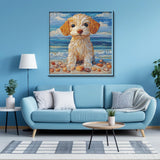 Fabric Puppy Jigsaw Puzzle 1000 Pieces