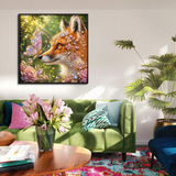Diamond Fox Kiss Jigsaw Puzzle 1000 Pieces