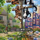 Yard Cat Capers Jigsaw Puzzle 1000 Pieces