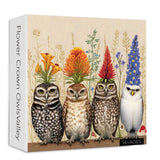 Flower Crown Owls Jigsaw Puzzle 1000 Pieces