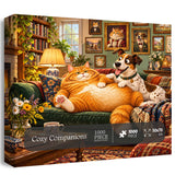 Cozy Companions Jigsaw Puzzle 1000 Pieces