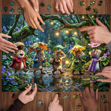 Tiny Adventurers in the Rain Jigsaw Puzzle 1000 Pieces
