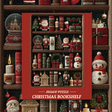 Christmas Bookshelf Jigsaw Puzzle 1000 Pieces