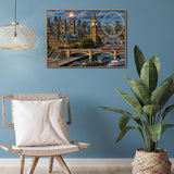 Twilight Capital Jigsaw Puzzle 1000 Pieces