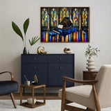 Gothic Church & Piano Jigsaw Puzzle 1000 Pieces