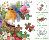 Garden Robin Jigsaw Puzzle 1000 Pieces