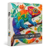 Rainbow Chameleon Jigsaw Puzzle 1000 Pieces