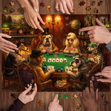 Gentlemen’s Poker Jigsaw Puzzle 1000 Pieces