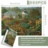 Fruitful Yard Jigsaw Puzzle 1000 Pieces