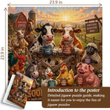 Barnyard Morn Jigsaw Puzzle 1000 Pieces