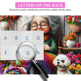 Grandma’s Cozy Knit Jigsaw Puzzle 1000 Pieces