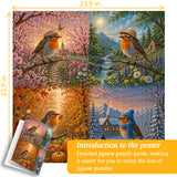 Seasons’ Chirp Jigsaw Puzzle 1000 Pieces