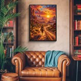 Sunset Trail Jigsaw Puzzle 1000 Pieces