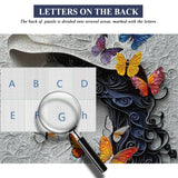 Butterfly Lady Jigsaw Puzzle 1000 Pieces