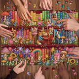 Fairy Bookshelf Jigsaw Puzzle 1000 Pieces