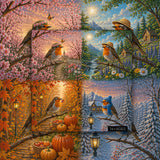 Seasons’ Chirp Jigsaw Puzzle 1000 Pieces