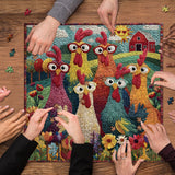 Funny Chicken Jigsaw Puzzle 1000 Pieces