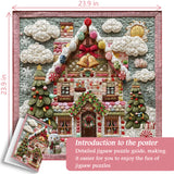 Candy Gingerbread House Jigsaw Puzzle 1000 Pieces