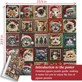 Christmas Cats Jigsaw Puzzle 1000 Pieces