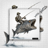 Skeleton Angler Jigsaw Puzzle 1000 Pieces