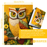 Grain Owl Jigsaw Puzzle 1000 Pieces