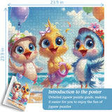 Seaside Chicken Jigsaw Puzzle 1000 Pieces