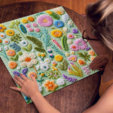 Floral Stitches Jigsaw Puzzle 1000 Pieces