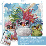Colorful Funny Chicks Jigsaw Puzzle 1000 Pieces
