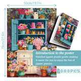 Floral Cabinet Rhythm Jigsaw Puzzle 1000 Pieces